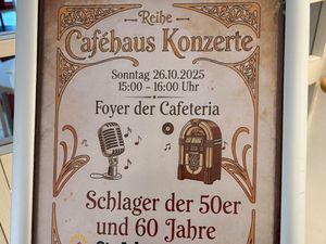 Caféhaus-Konzert, Schlager der 50er und 60er Jahre