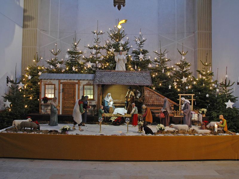 Weihnachtskrippe St. Johannes Überblick